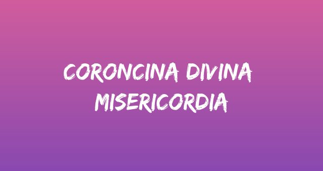Coroncina alla divina misericordia con audio mp3 - Tempo di preghiera