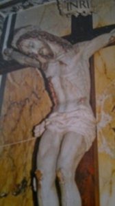 Crocifisso, del XIII sec, prima del restauro - Tempo di preghiera