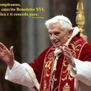 Compleanno Benedetto XVI - Tempo di preghiera